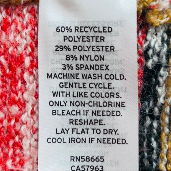 BP. Sweater Cardigan Womens Medium Multicolored Stripped Stretch Size S NWT - Picture 7 of 7